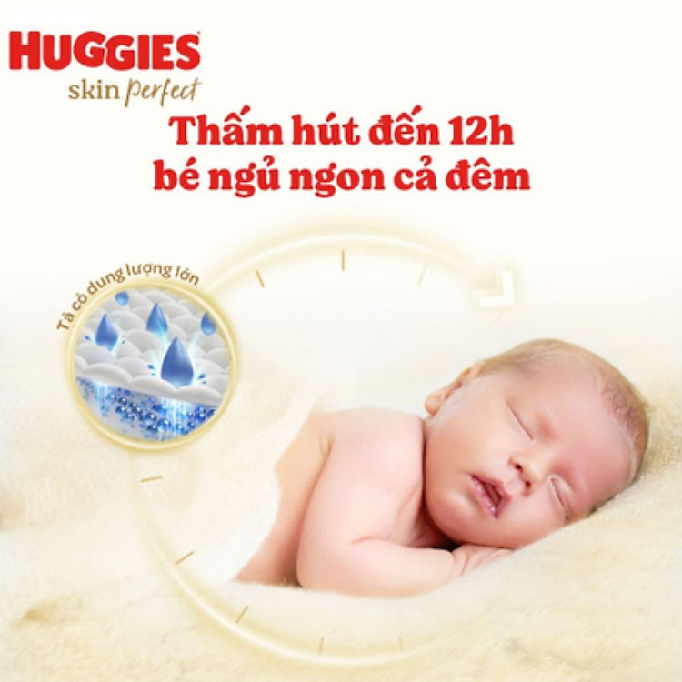 Tã dán sơ sinh Huggies NB38 cho bé Chính hãng Ưu đãi - Hình ảnh 4