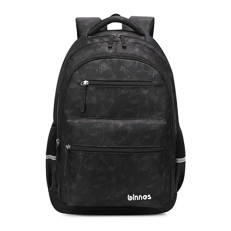 Balo Học Sinh BINBES BNS-6069 Chống Thấm Nước – Màu Đen
