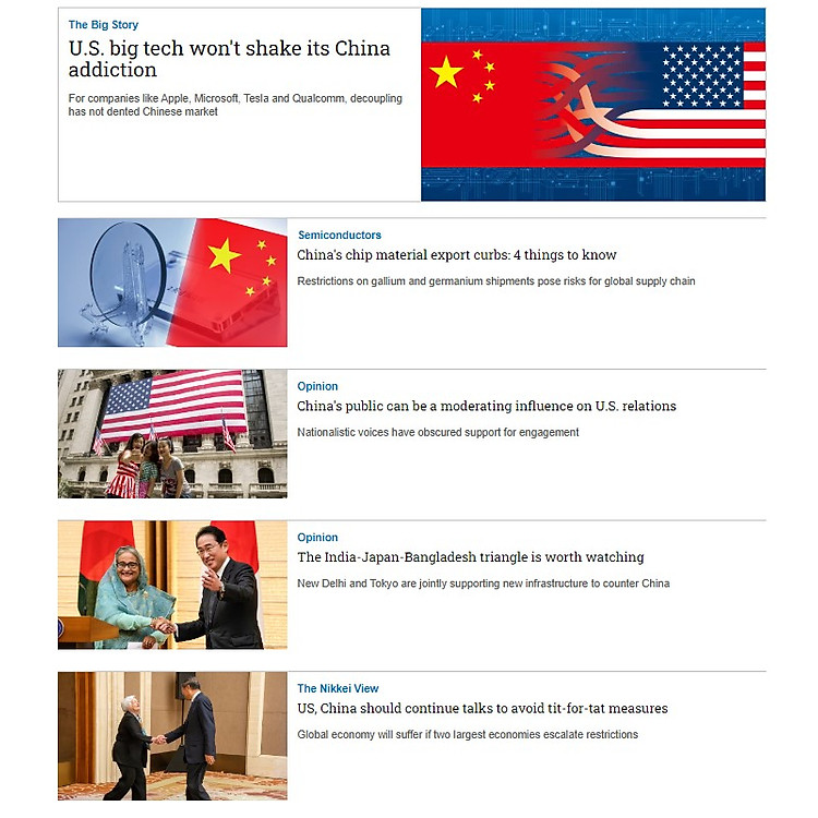 Tạp chí Tiếng Anh - Nikkei Asia 2023: kỳ 29: U.S. TECH’S CHINA ENTANGLEMENT - Ảnh 2