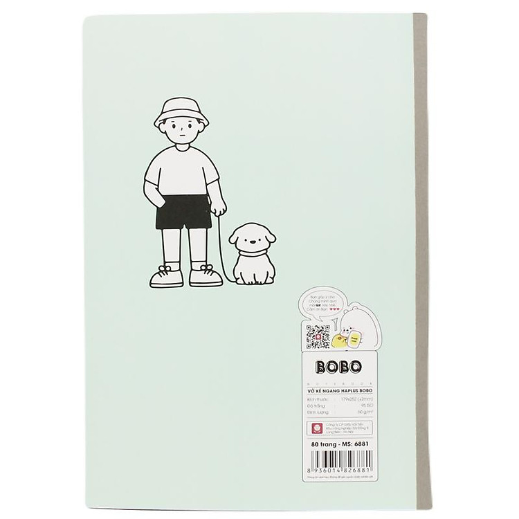 Tập Học Sinh Haplus Bobo (80 trang 60gsm) - Ảnh 6