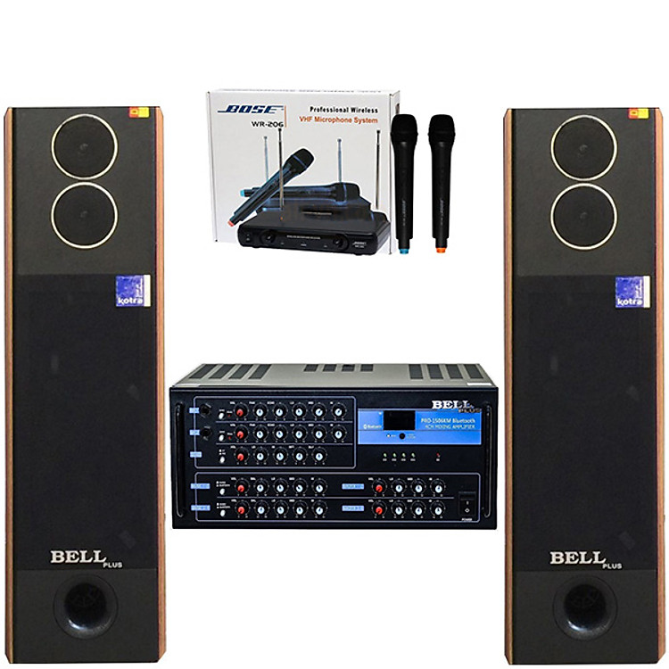 Bộ dàn karaoke PRO - 1506KM Tích hợp Bluetooth ( Chính Hãng)