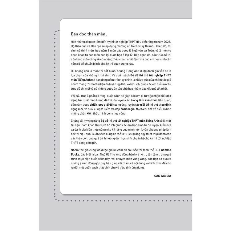 Đề Luyện Thi Tốt Nghiệp THPT - Môn Tiếng Anh - Ảnh 4