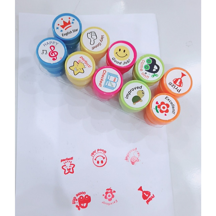 Bộ 10 Hình dập dấu cho bé