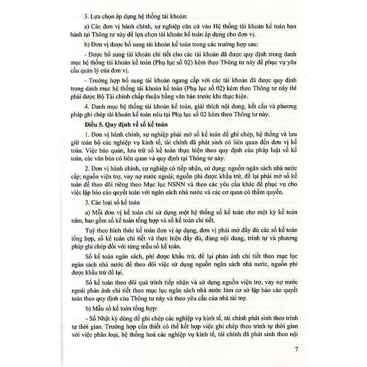 Chế Độ Kế Toán Đơn Vị Hành Chính Sự Nghiệp - Ảnh 5