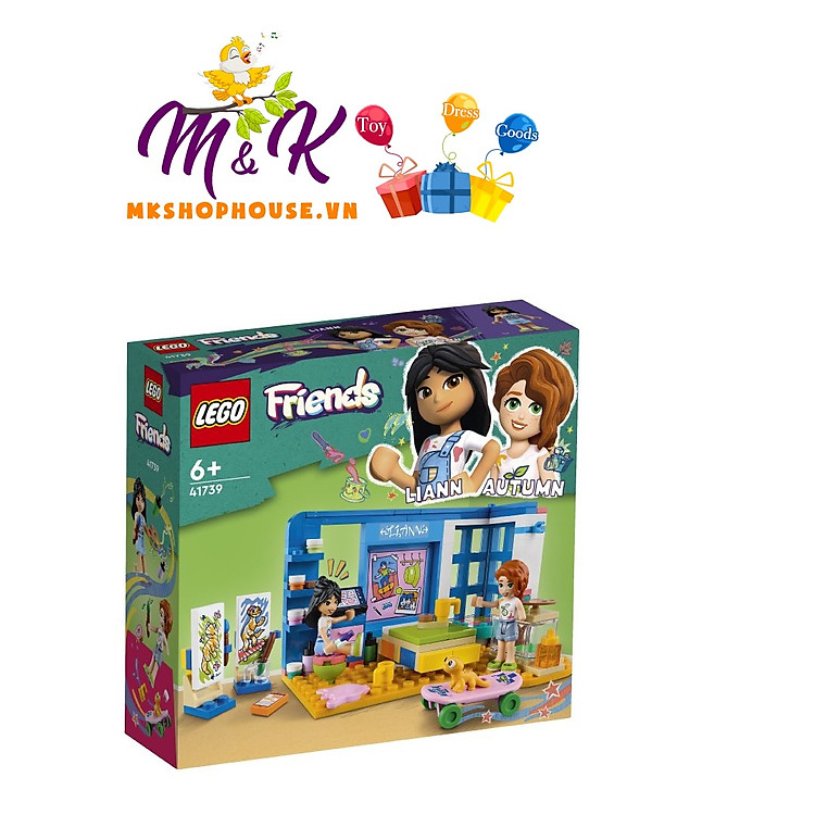 Mua tại Tiki: LEGO Friends 41739 - Phòng Ngủ Liann Chính hãng Giá tốt