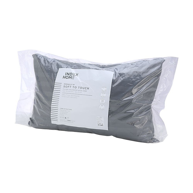 Gối Nằm Esdaily-P Có Vỏ 48x74 Màu Nâu, Màu Xám |Index Living Mall | Nội thất Thái Lan