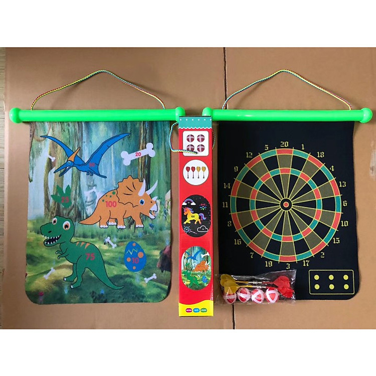 Bảng Phóng Phi Tiêu Nam Châm 2 Mặt -15inch Chơi 2 Trò