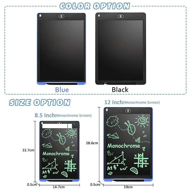 Bảng Viết Cảm Ứng Điện Tử 3D Đa Sắc 12 Inch - Ảnh 4