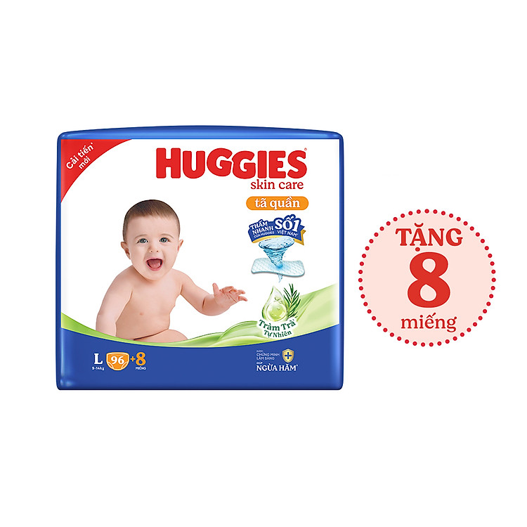 Mua Tã Huggies Skin Care Mega Jumbo L96 Đảm bảo Giá rẻ - Hình ảnh 5