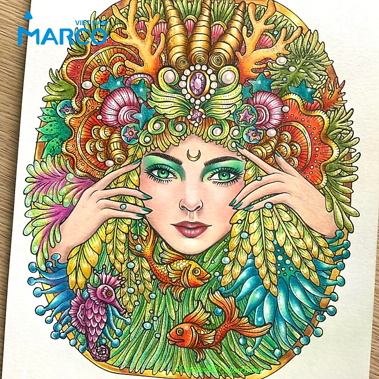 Hộp Bút Chì Màu Nước Marco Raffine 7120 (72 màu) - Ảnh 4