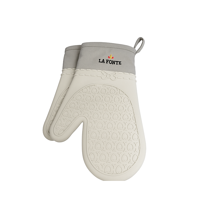 Găng tay nướng bánh, bắc bếp silicone chịu nhiệt, chống trơn trượt La Fonte (003544-WHI) - Hàng chính hãng