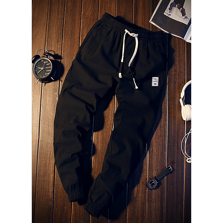 Quần Jogger Nam Chất Đũi