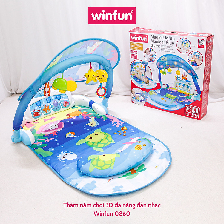 Mua Thảm Nằm Chơi Cho Bé Winfun 0860-NL Chính hãng Tiết kiệm - Hình ảnh 3