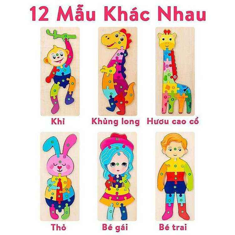 Combo 5 Đồ Chơi Ghép Hình Asstar Chính hãng Tiết kiệm - Hình ảnh 3