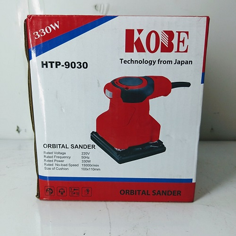 MÁY CHÀ RUNG 330W KOBE 9030 MÁY CHÀ NHÁM CHÍNH HÃNG