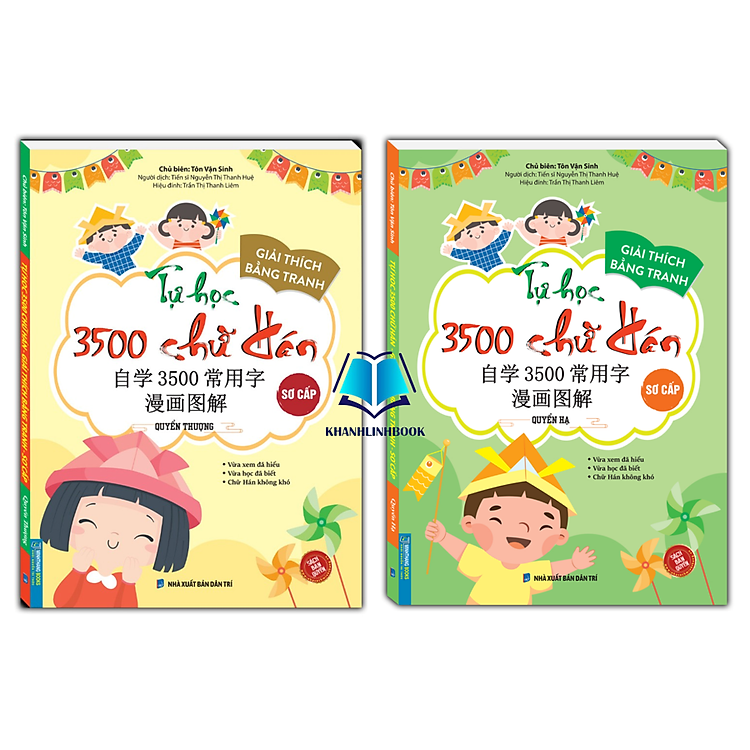 Combo Tự Học 3500 Chữ Hán Sơ Cấp – Quyển Thượng + Quyển Hạ
