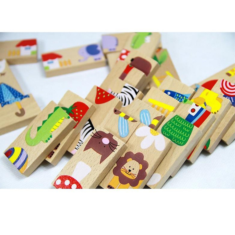 Đồ chơi xếp gỗ 28 chi tiết cho bé Chính hãng Giá rẻ - Hình ảnh 5