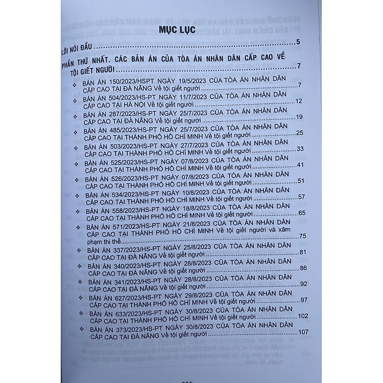 Tuyển Tập Các Bản Án Của Toà Án Nhân Dân Cấp Cao về Hình Sự Và Tố Tụng Hình Sự - Ảnh 3