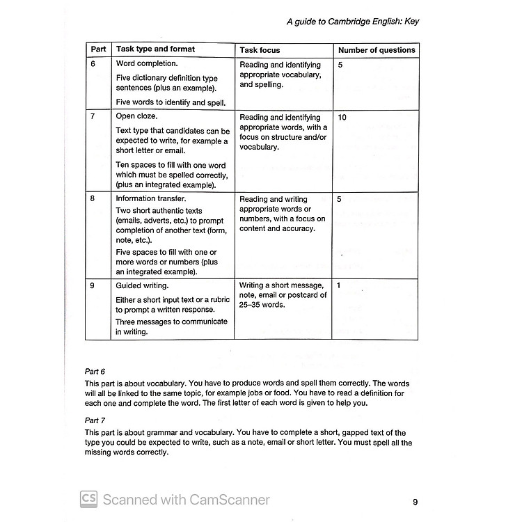 Cambridge English KEY - Key English Test 6 with Answers - Ảnh 2