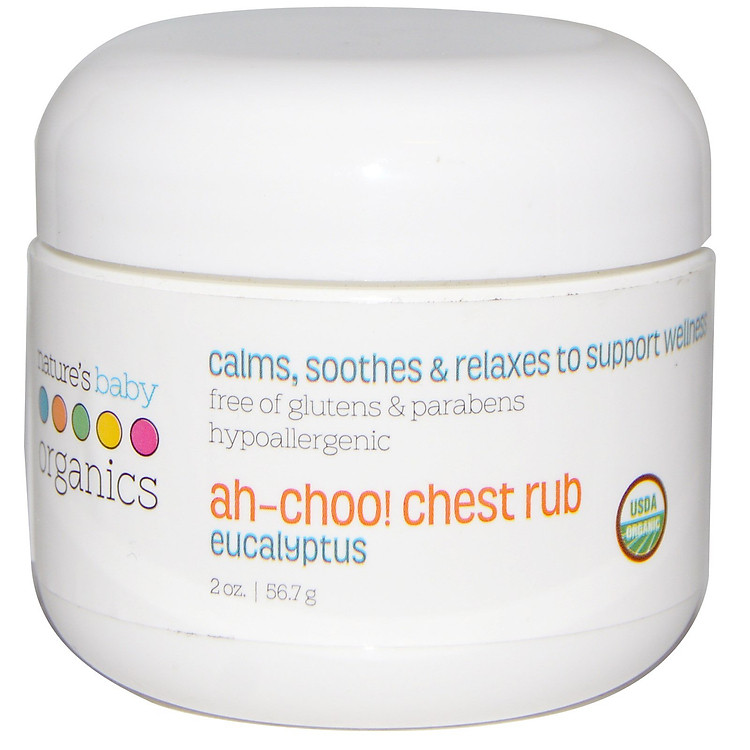 Kem Bôi Ấm Ngực Hữu Cơ Nature's Baby Organics 56.7g
