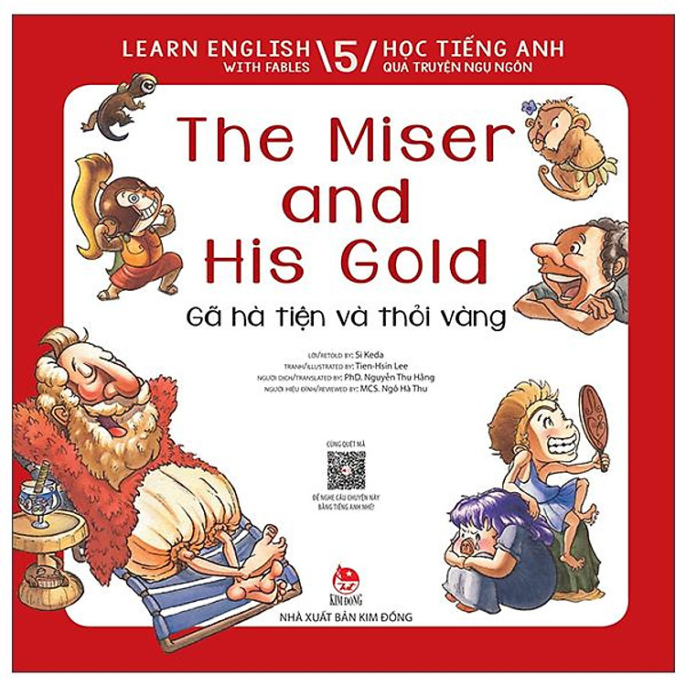 Learn English With Fables 5 – Học Tiếng Anh Qua Truyện Ngụ Ngôn – Tập 5: The Miser And His Gold – Gã Hà Tiện Và Thỏi Vàng
