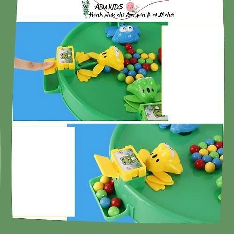 Đồ chơi ếch ăn bi - Hàng chính hãng Chính hãng Tiết kiệm - Hình ảnh 4