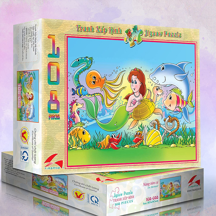 Tìm mua tại Avakids: Tranh xếp hình Tia Sáng Nàng tiên cá - Ngập tràn khuyến mãi