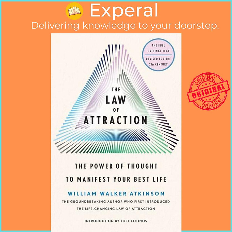 Sách - The Law of Attraction - The Power of Thought to Manifest Your by William Walker Atkinson (UK edition, paperback)