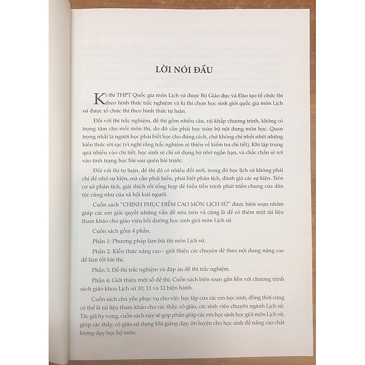 Chinh Phục Điểm Cao Luyện Thi Môn Lịch Sử - Thi THPT Quốc Gia Và Thi Học Sinh Giỏi THPT - Ảnh 5
