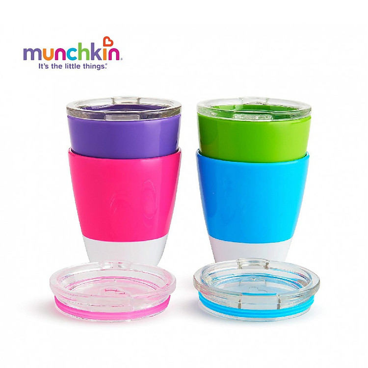 Mua Bộ 2 cốc nắp Munchkin xanh Chính hãng Ưu đãi - Hình ảnh 2