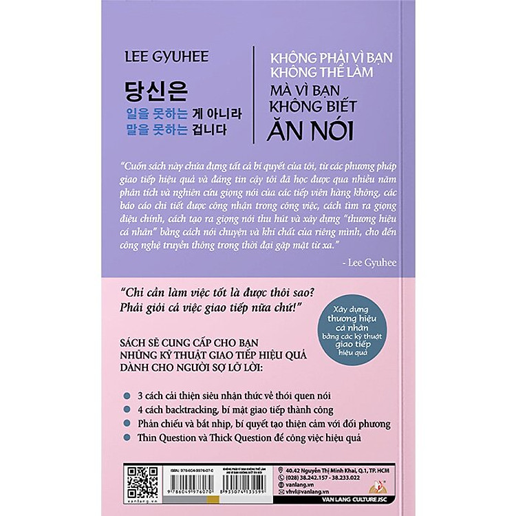 Không Phải Vì Bạn Không Thể Làm Mà Vì Bạn Không Biết Ăn Nói - Ảnh 2