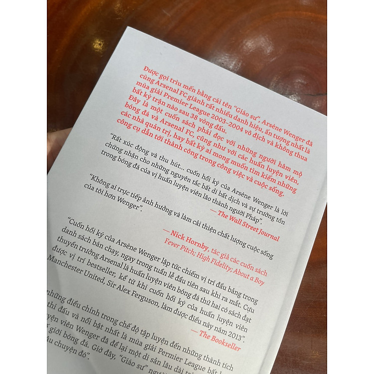 ARSENE WENGER – CUỘC ĐỜI TÔI QUA HAI MÀU ĐỎ TRẮNG - Ảnh 5