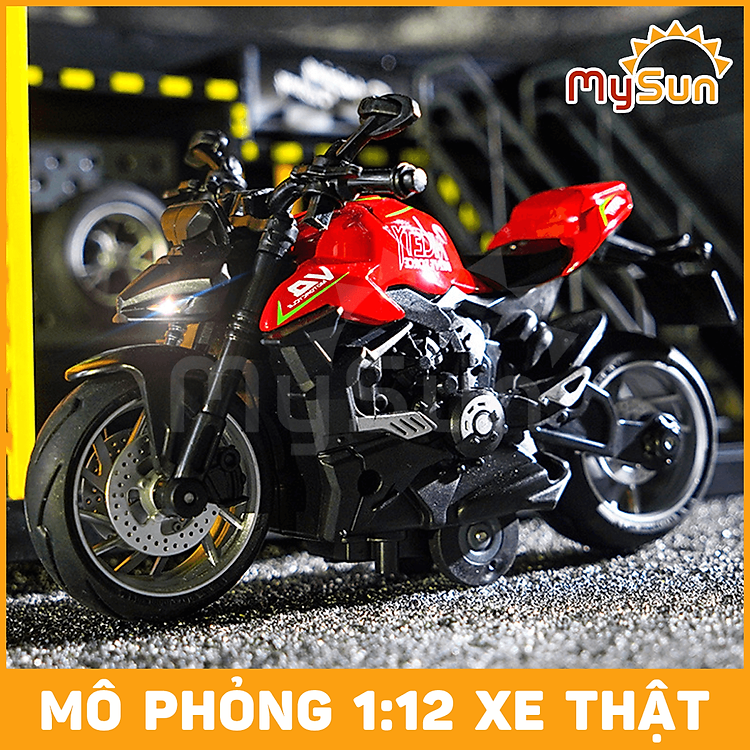 Mô hình xe máy Ducati Kawasaki 1:12 Chính hãng Giá rẻ - Hình ảnh 4