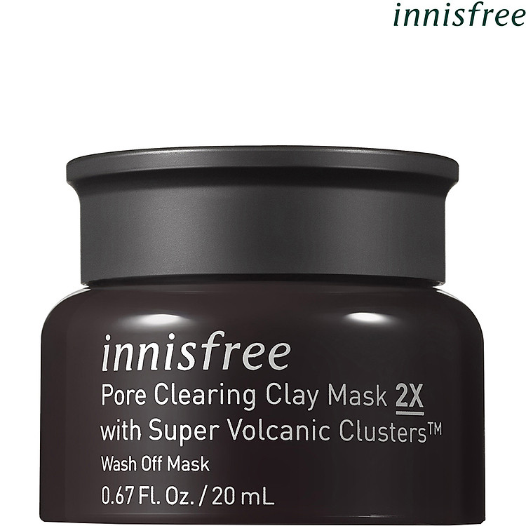 Siêu Mặt Nạ Đất Sét Đá Tro Núi Lửa Innisfree Super Volcanic Pore Clay Mask 2X 20ml - 131172278