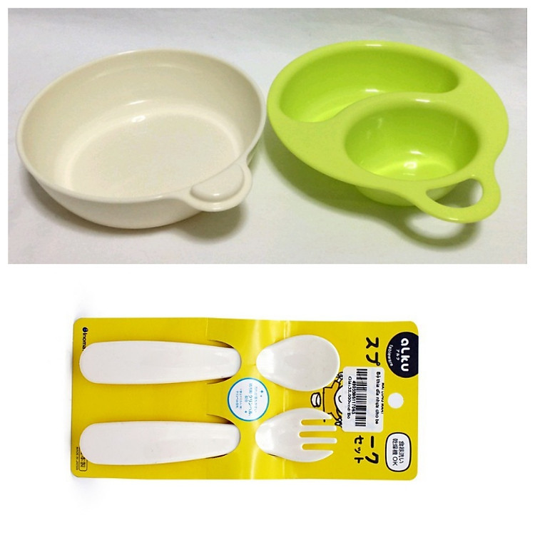 Mua Combo 2 chén ăn dặm và thìa nĩa Chính hãng Giá tốt