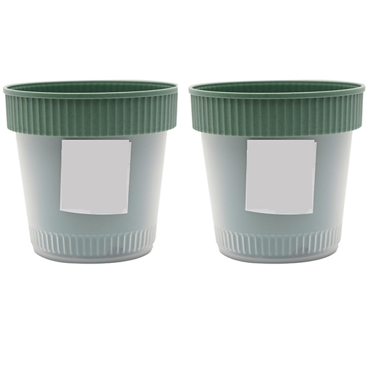 Combo 2 Chậu trồng cây 2 lớp nội địa Nhật Bản