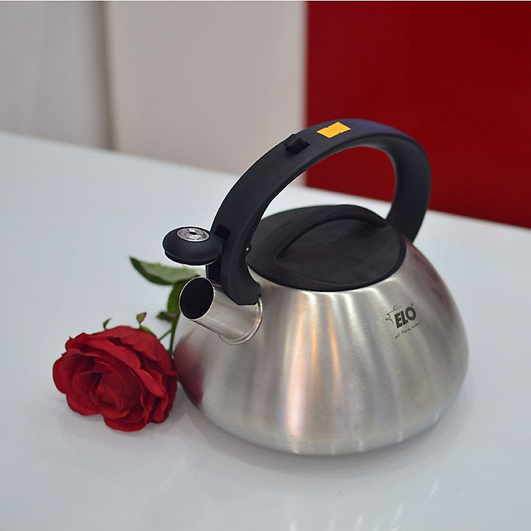 Ấm từ Inox ELO Bombee 2,2L - Chính hãng đến từ Đức - Cấu tạo inox 3 lớp inox 304 - Loại duy nhất hiện nay được chứng nhận an toàn vệ sinh thực phẩm tuyệt đối