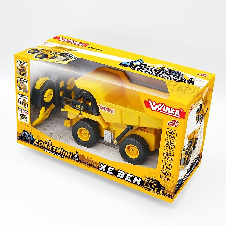 Mua Xe Ben Điều Khiển Từ Xa DK81268 Chính hãng Ưu đãi - Hình ảnh 2