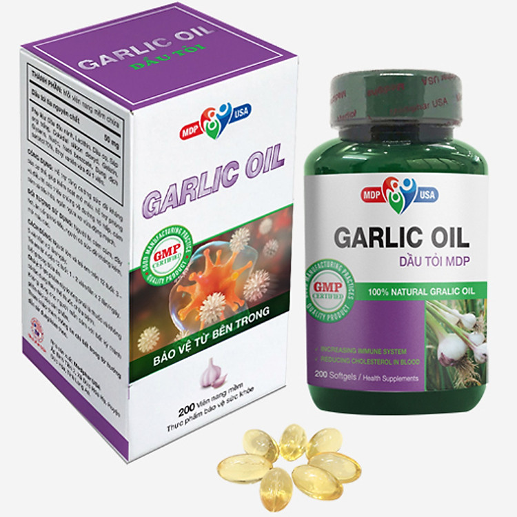 TPCN Dầu Tỏi MDP - Garlic Oil - Chiết xuất từ dầu tỏi tía nguyên chất
