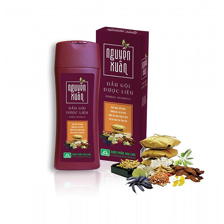 Dầu gội dược liệu Nguyên Xuân nâu 250ml (Dành cho tóc thường)