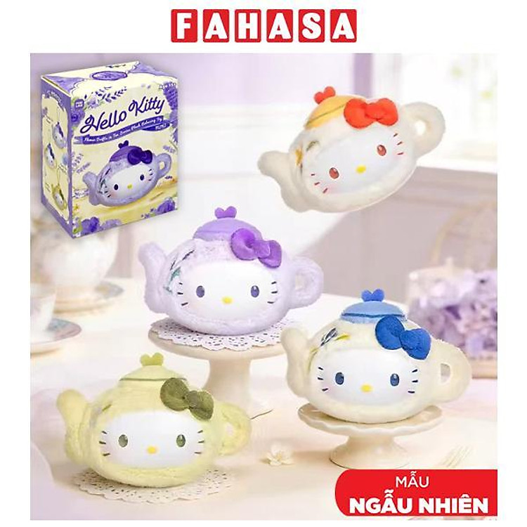 Blindbox Móc Treo Thú Bông Hello Kitty - Flower Drifts In Tea Series - Mini - Moetch MP15