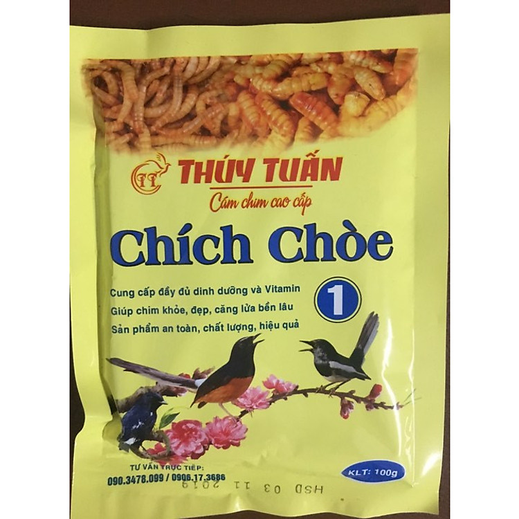 Combo 5 gói cám chim cho chích chòe ăn