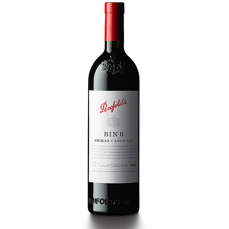 Rượu vang đỏ Úc Penfolds BIN 8 Cabernet Shiraz 2019 (750ml 14,5%) - Hộp quà phiên bản giới hạn