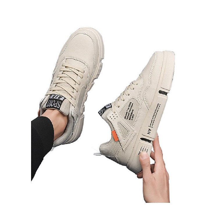 Giày sneaker nam cao cấp SP-295 (màu xám)