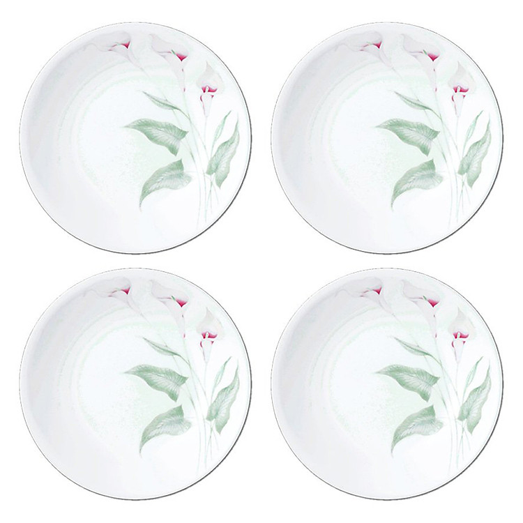 Bộ 4 Đĩa Thủy Tinh Hoa Văn Corelle 420-LV-LP (21cm / Đĩa)