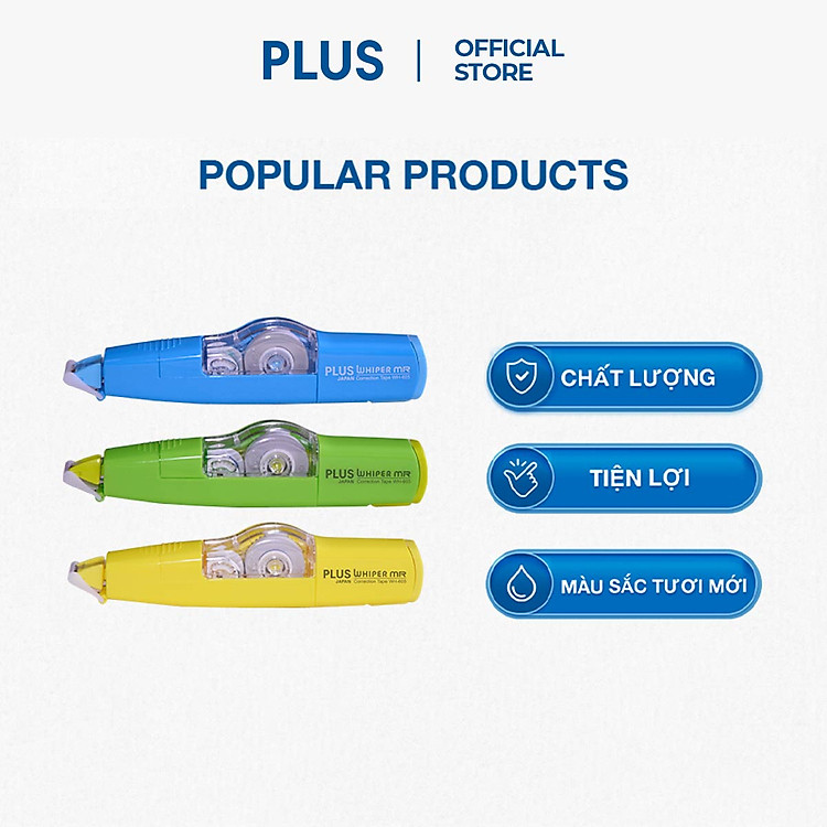 Xóa Plus MR Happy Color (3 chiếc)