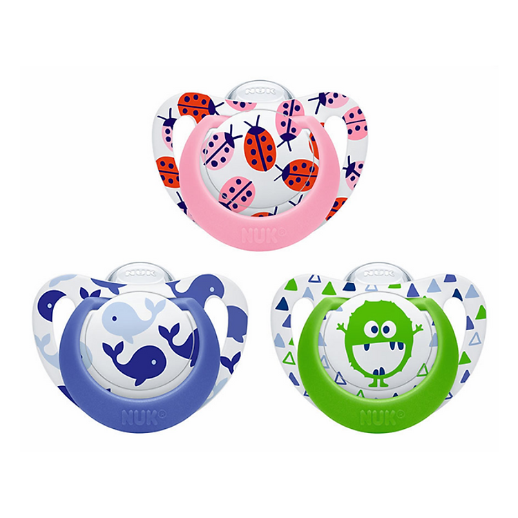 Bộ 2 Ti Giả Silicone Genius Nuk Chính hãng Giá rẻ - Hình ảnh 3