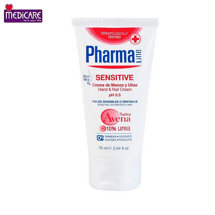 Kem dưỡng tay PHARMALINE Sensitive 75ml