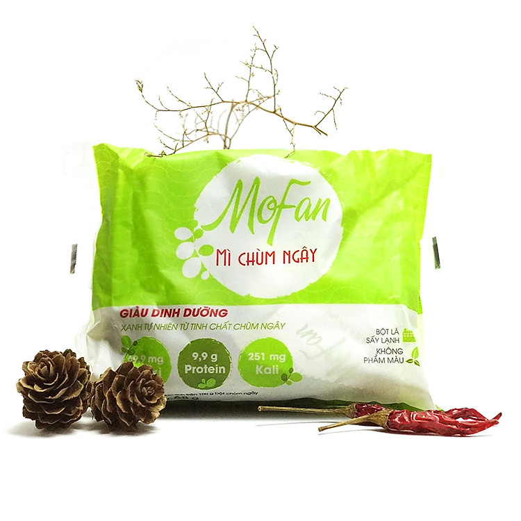 Mì chùm ngây ăn liền Mofan - Giàu dinh dưỡng, không lo bị nóng (gói lẻ 68g)