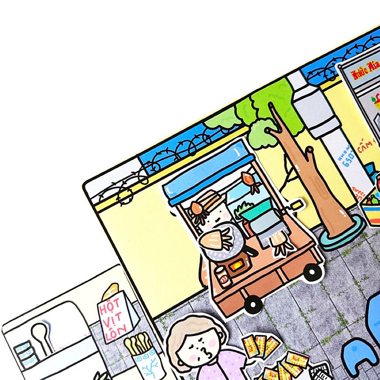 Bộ Tranh Tương Tác Cô Tiên Xanh Chính hãng Ưu đãi - Hình ảnh 4